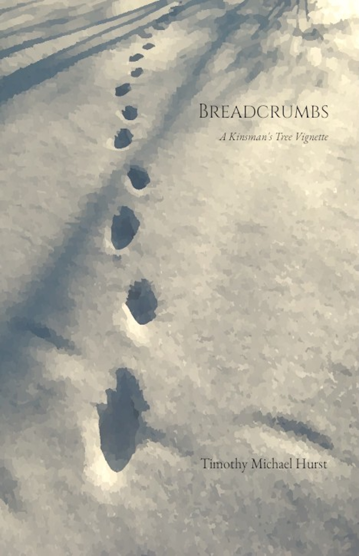 Breadcrumbs prequel vignette cover showing footprints in snow